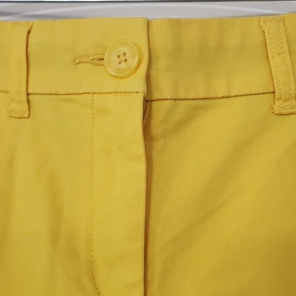Pretty, new, bright yellow shorts by Crown & Ivy. Excellent condition! - Picture 2 of 8